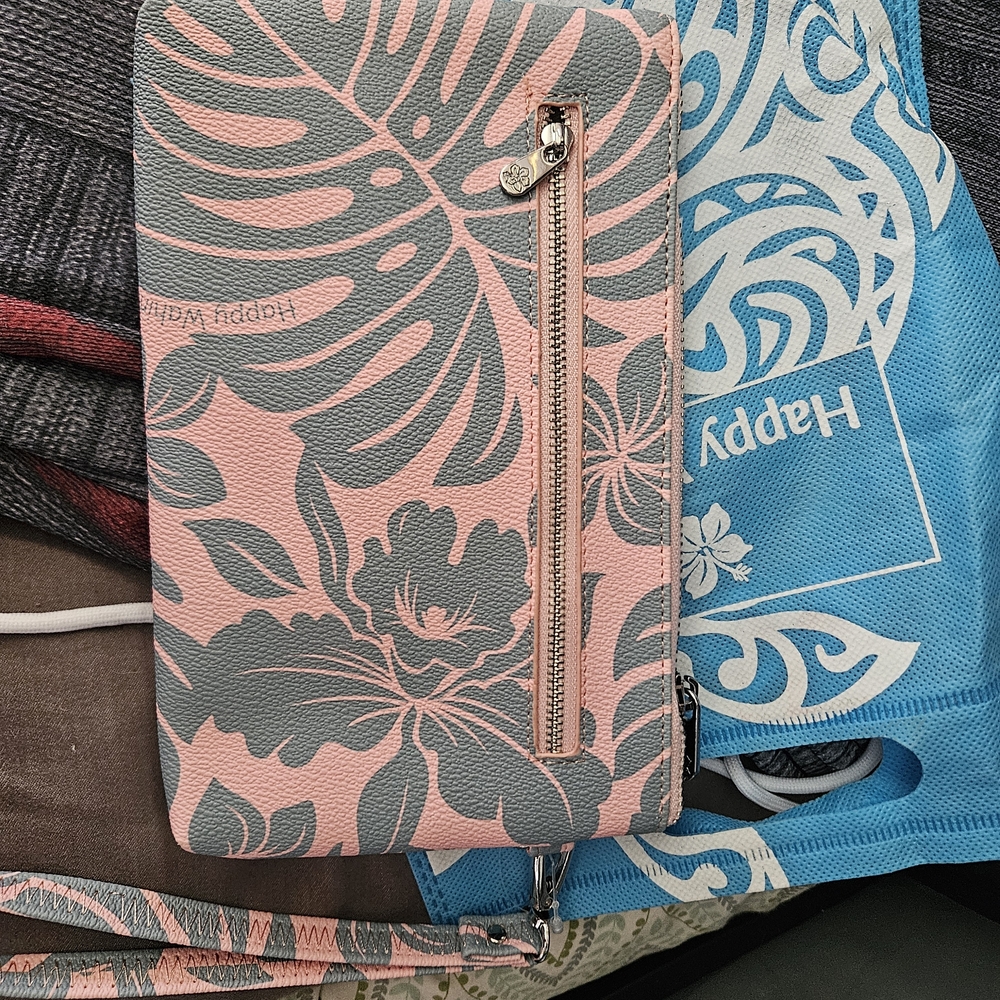 Happy Wahine Pink and Gray Women's Bag